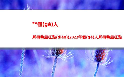 解約個(gè)人所得稅