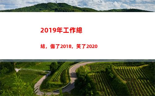 019年工作總結，傷了2018，笑了2020(2019年工作總基調是什么)"