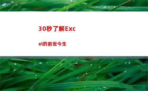 0秒了解Excel的前世今生(30秒了解俄羅斯)"