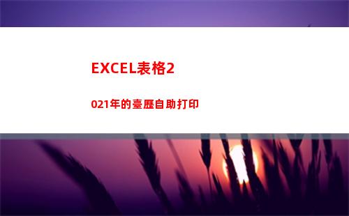EXCEL表格2021年的臺歷自助打印(excel表格2個表格內(nèi)容合并)