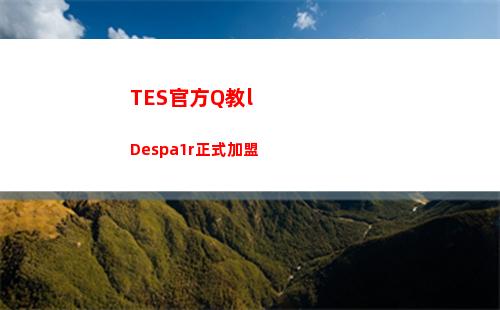 TES官方Q教lDespa1r正式加盟插图