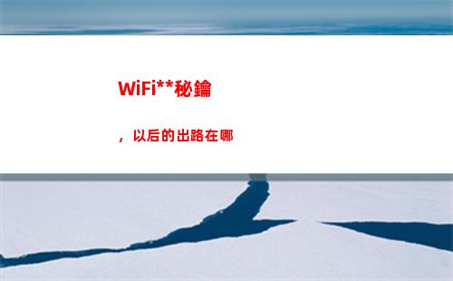 WiFi萬能秘鑰，以后的出路在哪(wifi萬能秘鑰測試的網(wǎng)速和網(wǎng)速管家測速不一樣)