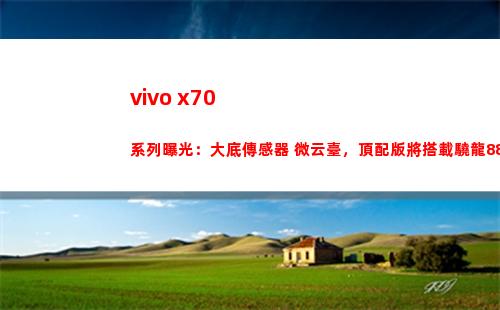 vivo x70系列暴光：大底傳感器+微云臺，頂配版將搭載驍龍888 plus