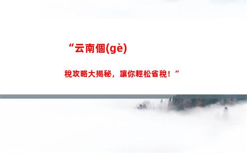 個(gè)人所得稅94(個(gè)人所得稅9400元交多少稅)
