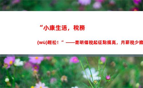 “一站式解決個稅社保，省心省力無憂享！”