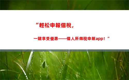 “輕松領取個稅優惠，享受更優質生活”