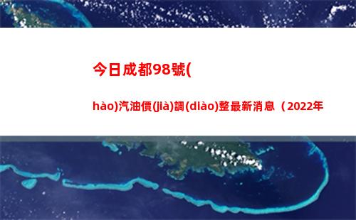 今日成都98號(hào)汽油價(jià)調(diào)整最新消息（2022年04月18日）插圖