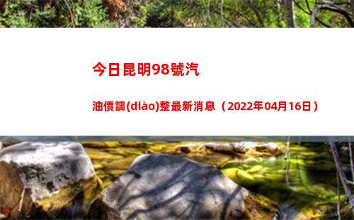今日昆明98號汽油價調(diào)整最新消息（2022年04月16日）