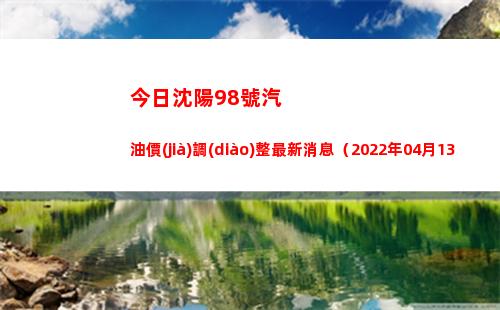 今日沈陽98號汽油價(jià)調(diào)整最新消息（2022年04月13日）
