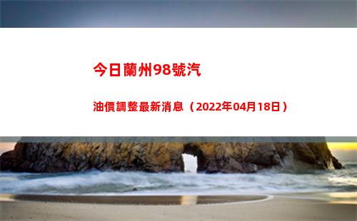 今日蘭州98號汽油價調整最新消息（2022年04月18日）插圖