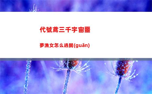 代號鳶三千宇宙噩夢漁女怎么過關(guān)