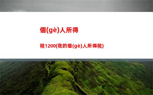 個(gè)人所得稅2026(個(gè)人所得稅20%怎么算)