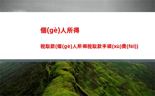 個(gè)人所得稅年度匯算更改(個(gè)人所得稅年度匯算地怎么更改)