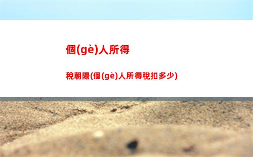輕松掌握個(gè)人所得稅申報(bào)技巧：扣繳比例一鍵搞定！