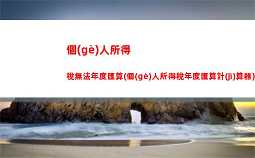 個(gè)人所得稅境外取得所得(個(gè)人所得稅境外所得抵免限額計(jì)算)