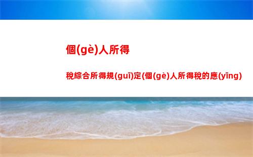 個(gè)人所得稅怎么下載(個(gè)人所得稅怎么下載電腦版)