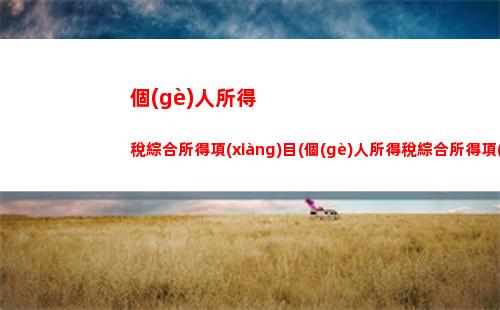 累計(jì)計(jì)算，享受更多優(yōu)惠——個(gè)人所得稅新政解讀