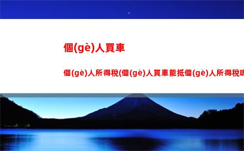 個(gè)人上報(bào)個(gè)人所得稅(上報(bào)個(gè)人所得稅的流程)