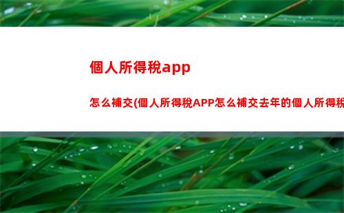 “輕松申報個稅，享受福利優(yōu)惠——廣東個人所得稅申請流程一鍵掌握！”