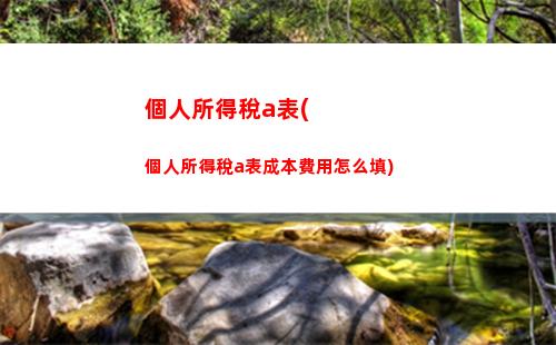 個人所得稅5000起征(個人所得稅5000起征點是什么時候開始的)