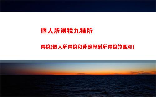 個人所得稅法語(個人所得稅法語怎么說)