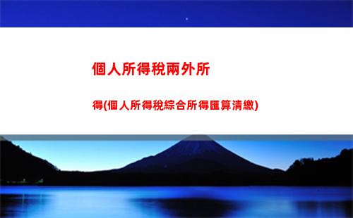 個人所得稅稅核定(個人所得稅稅核定 應稅所得率 廣東省)
