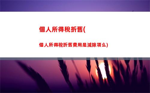 個人所得稅綜合所得變化(個人所得稅綜合所得年度自行申報)