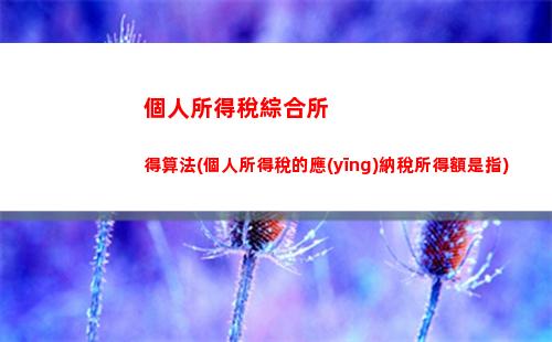 輕松計算你的個稅，早日實現(xiàn)財務(wù)自由