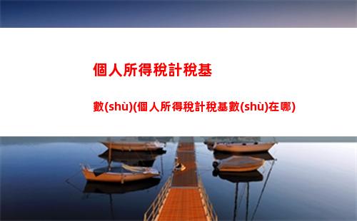 稅收小白必看！教你如何簡單高效地計算個人所得稅