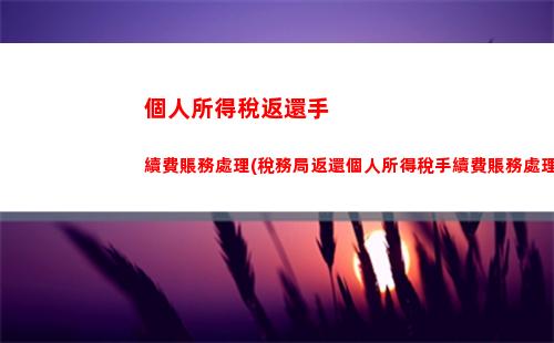 偶然所得個人所得稅例子(偶然所得免征個人所得稅)