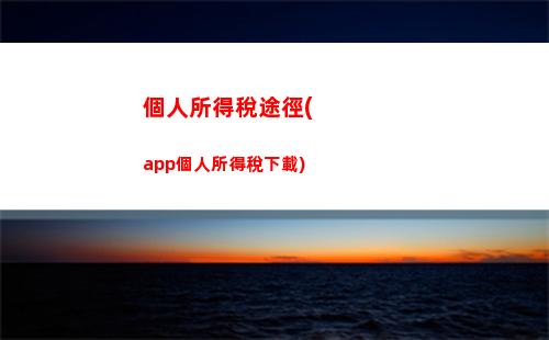 個人所得稅稅總(個人所得稅扣稅標準2022)