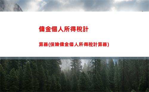 威海個人所得稅(威海個人所得稅計算器)