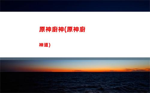 原神的公司(原神的公司老板)