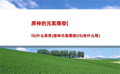 原神菲謝爾帶什么武器(原神菲謝爾適合什么武器)