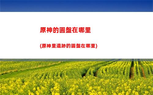 原神獨眼小寶總動員任務