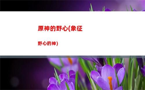 原神第三神(原神三神合照)