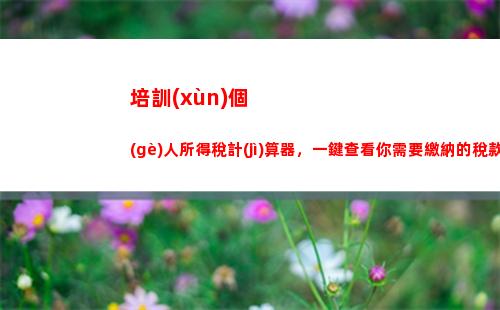 個(gè)人所得稅經(jīng)營稅所得認(rèn)定(個(gè)人所得稅經(jīng)營所得核定征收)