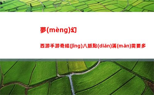 夢(mèng)幻西游手游奇經(jīng)八脈點(diǎn)滿(mǎn)需要多少錢(qián) 奇經(jīng)八脈點(diǎn)滿(mǎn)花費(fèi)價(jià)格介紹