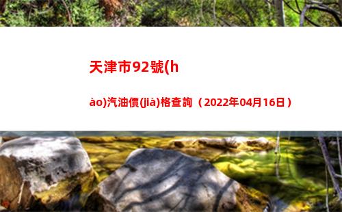 天津市92號(hào)汽油價(jià)格查詢（2022年04月16日）