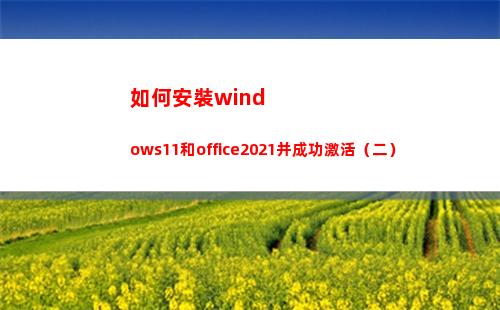 如何安裝windows11和office2021并成功激活（二）(windows10系統安裝)