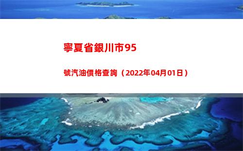寧夏省銀川市95號汽油價格查詢（2022年04月01日）