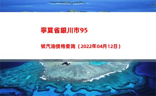寧夏省銀川市95號汽油價格查詢（2022年04月12日）
