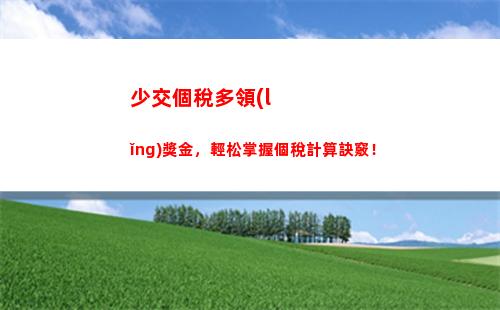 輕松匯交個稅，精準計算每一分收入