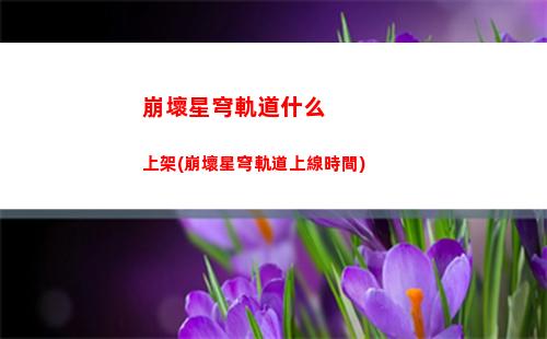 崩壞星穹軌道玩家交流群(崩壞星穹軌道b服)