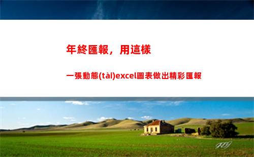 年終匯報，用這樣一張動態(tài)excel圖表做出精彩匯報(銷售年終匯報ppt)