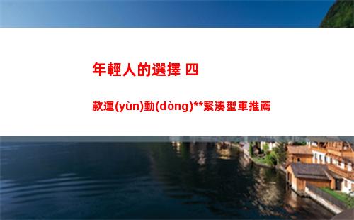 年輕人的選擇 四款運(yùn)動(dòng)定位緊湊型車推薦