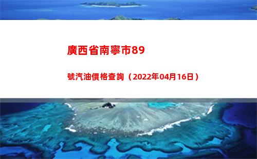 廣西省南寧市89號汽油價格查詢（2022年04月16日）插圖