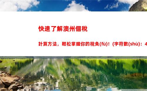 個人所得稅電位
