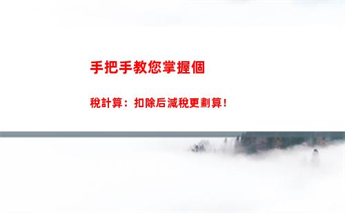 輕松理財，不懂繳稅也能省錢！個人所得稅計算全攻略 (35個字符)