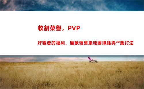 收割榮譽，PVP好戰者的福利，魔獸懷舊服地圖線路與全職業打法